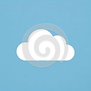 Flat with no additional textures or shading, emphasizing a clean and