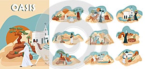 Flat Oasis Composition Set