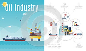 Flat Oil Industry Composition