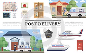 Flat Post Service Composition