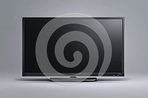 A flat screen television set is mounted securely on a white wall