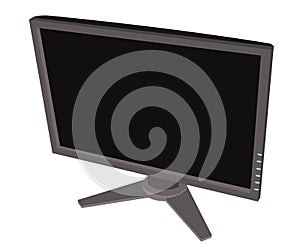 Flat Screen, Widescreen Computer Monitor (off)