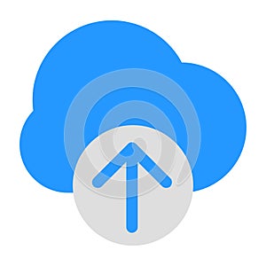 flat style cloud icon design