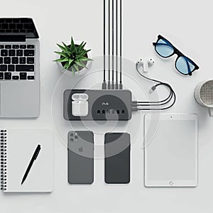 Digital Security Server Network Protection with Shield and Firewall Brick Wall Flat style 2D illustration