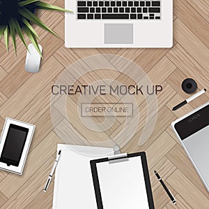 Flat Style Modern Design Concept of Creative