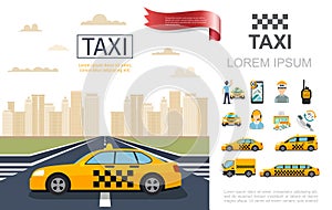 Flat Taxi Service Composition