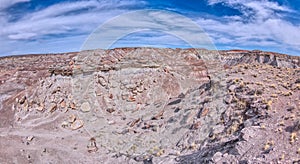 Flat Top Rock Islands in Petrified Forest AZ