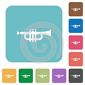 Flat trumpet icons