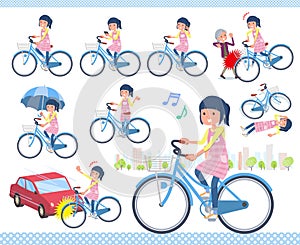 Flat type Childminder women_city cycle