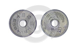 Old Chinese coin photo