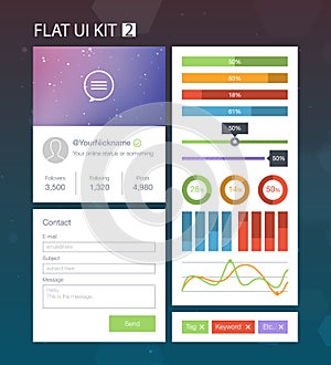 Flat User Interface Kit 2