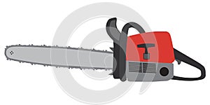 Flat Vector Chainsaw