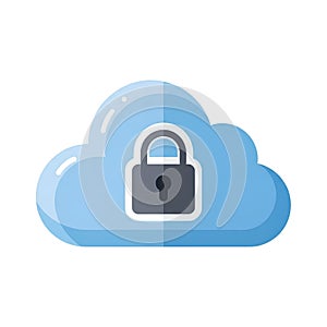 Cloud Data Security Illustration
