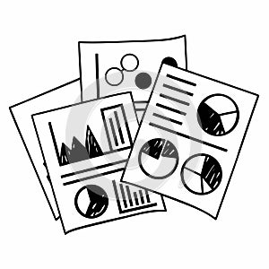 Flat Vector Illustration Of Modern Financial Analy