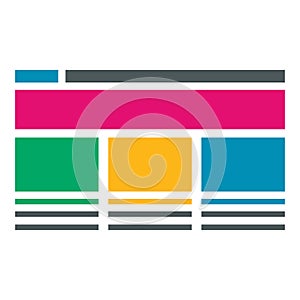 flat web development concept, , content, adaptive layout, user experience, wireframe, coding, interaction, optimization, landing p