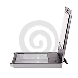 Flatbed scanner isolated on white