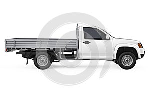 Flatbed Truck Isolated