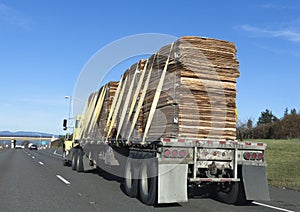 Flatbed Truck Lumber