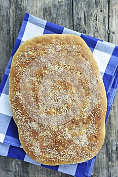 Flatbread known as lagana bread