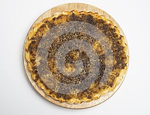 Flatbread with zaatar, Thyme and sesame pastry, Zaatar Pita