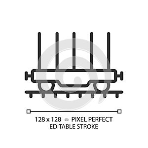 Flatcar pixel perfect linear icon