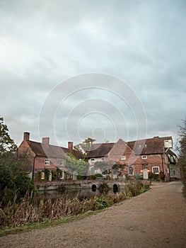 flatford mill building old historical red brick constable country country mill house estate