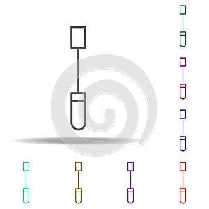 flathead screwdriver icon. Elements of construction in multi color style icons. Simple icon for websites, web design, mobile app,