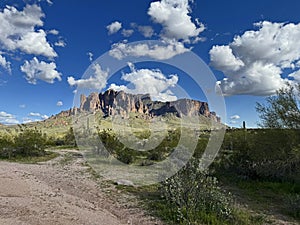 Flatiron in Lost Dutchman State Park, AZ