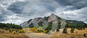 Flatiron Mountain Range panorama