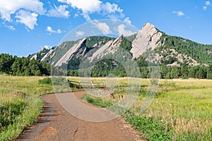 Flatiron Peaks near Boulder, Colorado