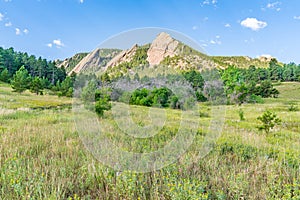 Flatiron Peaks near Boulder, Colorado