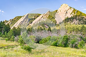 Flatiron Peaks near Boulder, Colorado