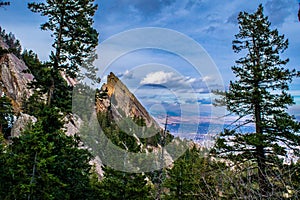 Flatirons in Boulder, Colorado