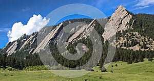 Flatirons in Boulder Colorado