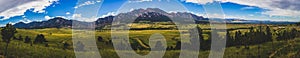 Boulder Flatirons Panorama photo