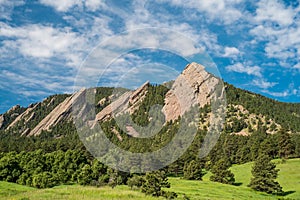 Flatirons on a Sunny Day