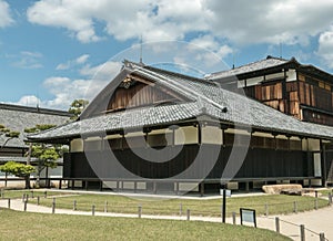 The flatland palace Nijo Castle in Kyoto.