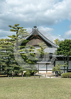 The flatland palace Nijo Castle in Kyoto.