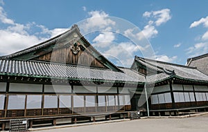 The flatland palace Nijo Castle in Kyoto. photo