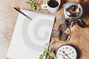 Flatlay studio shot of various objects