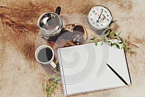 Flatlay studio shot of various objects