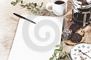 Flatlay studio shot of various objects