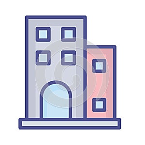 Flats Isolated Vector icon which can easily modify or edit