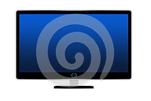 Flatscreen TV-Set isolated