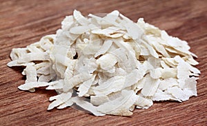 Flattened rice of South East Asia photo