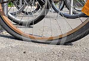 Flatter bicycle tire