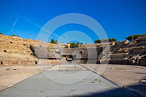 The Flavian Amphitheater is one of the two Roman amphitheaters still in existence today.
