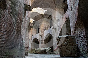 The Flavian Amphitheater is one of the two Roman amphitheaters still in existence today.