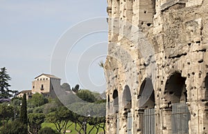 The Flavian Amphitheatre or Coliseum ,the Majestic Amphitheater