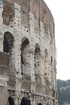 The Flavian Amphitheatre or Coliseum ,the Majestic Amphitheater